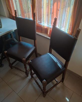 coppia sedie vintage per arredo ufficio