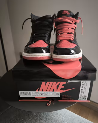 Nike Jordan 1 Retro High OG Patent Bread.  N.41