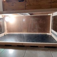 Terrario rettili serpenti pogona 120 60 50cm