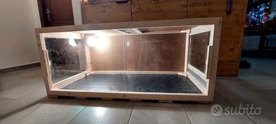 Terrario rettili serpenti pogona 120 60 50cm