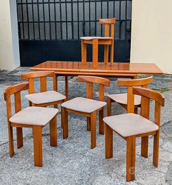 Tavolo e sedie Former design Luigi Vaghi 