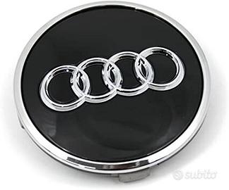 4 coppette audi a4 a5 a6 a7 tt cromo nero cp30