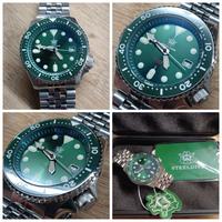 Steeldive SD1996 SKX Diver Jubilee Verde