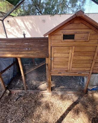 pollaio + gabbia SMONTABILE 3x2 m. 179€ TUTTO