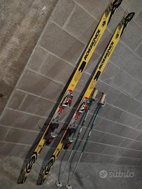 Set  Sci ROSSIGNOL e Scarponi sci Dolomite 