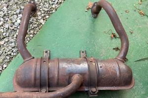 Marmitta e staffe fiat 500 epoca