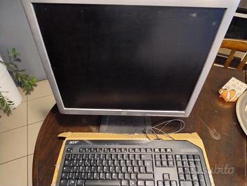 Monitor HP LA1951G 19 VGA DVI USB SilverBlack - Gr