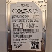 Hard disk Hitachi 100 Gb per portatile 2.5 pollici