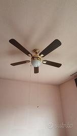 Ventilatore da soffitto, con lampada