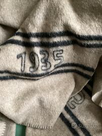 Coperta militare reperto storico 1935