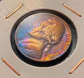 5 Centesimi George Washington Arcobaleno 1964