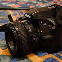 Nikon d3300 con 50mm