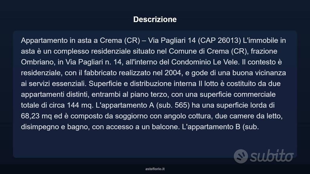 Appartamento – Crema, Ombriano - Vista 5