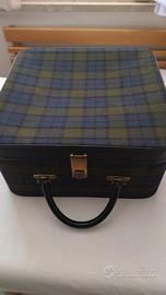 Valigia vintage in Tartan made in England