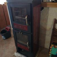stuffa a legna con forno