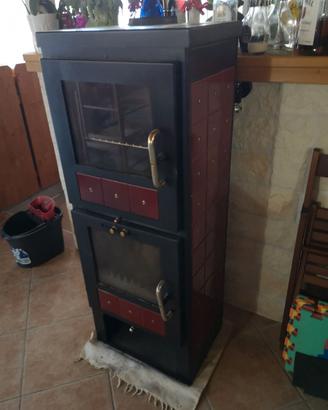 stuffa a legna con forno