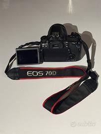 Canon EOS 70D + obiettivi 18-55mm e 70-200mm