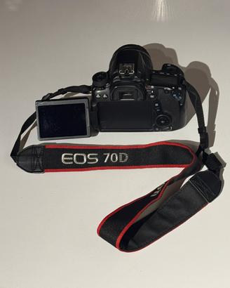 Canon EOS 70D + obiettivi 18-55mm e 70-200mm