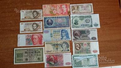 Antiche banconote europee