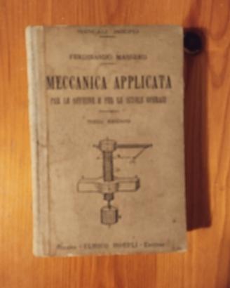 Meccanica applicata HOEPLI 1929