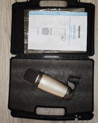 Microfono Samson C03 a condensatore cm  nuovo