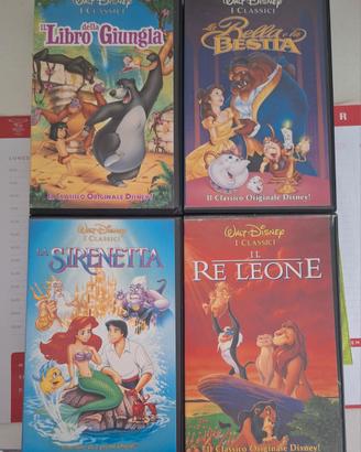 4 VHS Walt Disney 