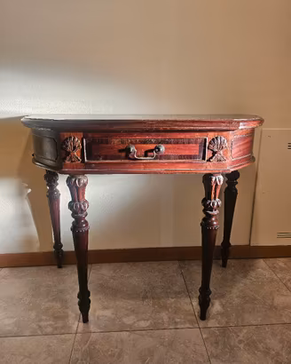 CONSOLLE ANTICA IN LEGNO 