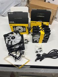 Ventole Corsair AF120 LED bianche + cavi PWM