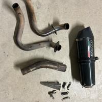 Scarico completo Kawasaki GPR Furore nero
