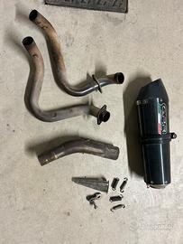 Scarico completo Kawasaki GPR Furore nero