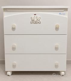 Azzurra Design fasciatoio con vaschetta - strass