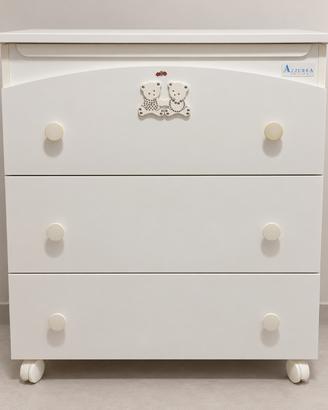 Azzurra Design fasciatoio con vaschetta - strass