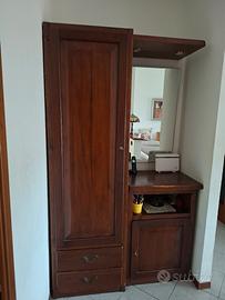 Mobile porta giacche e porta scarpe con  cassetti 