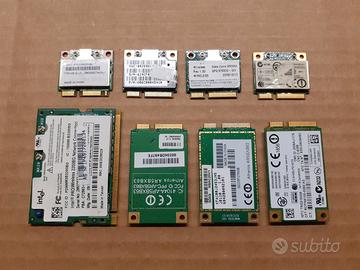 Lotto di 8 Schede Wireless