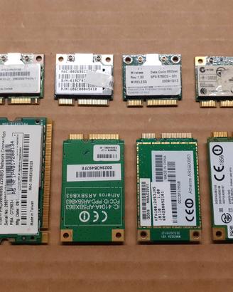 Lotto di 8 Schede Wireless