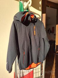 giacca felpata antivento 12 anni