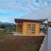 Casette in legno da giardino