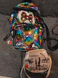 zaino e borsa bambina