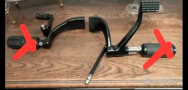 pedane comandi centrali harley sportster