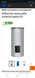 serbatoio aqua  calda 750 litri
