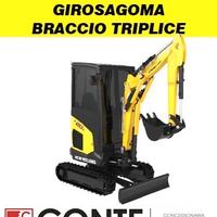 Miniescavatore NEW HOLLAND E20D braccio triplice