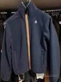 Felpa imbottita con zip K-Way taglia  S