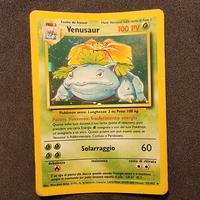 Carta Pokemon Venusaur 15/102 Set Base Rara Holo n