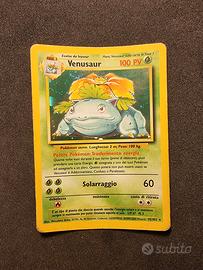 Carta Pokemon Venusaur 15/102 Set Base Rara Holo n