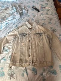 Giacca jeans pull and bear taglia L