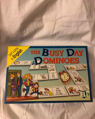 The busy day domino Eli gioco didattico inglese