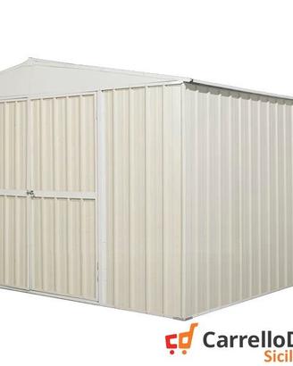 Box prefabbricato in acciaio 360x430cm avorio