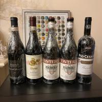 Bottiglie di Barolo