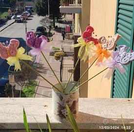 decorazione per vaso o pianta o come segnaposto 