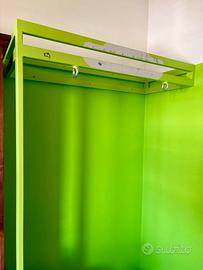 Struttura ad angolo per trave da arrampicata